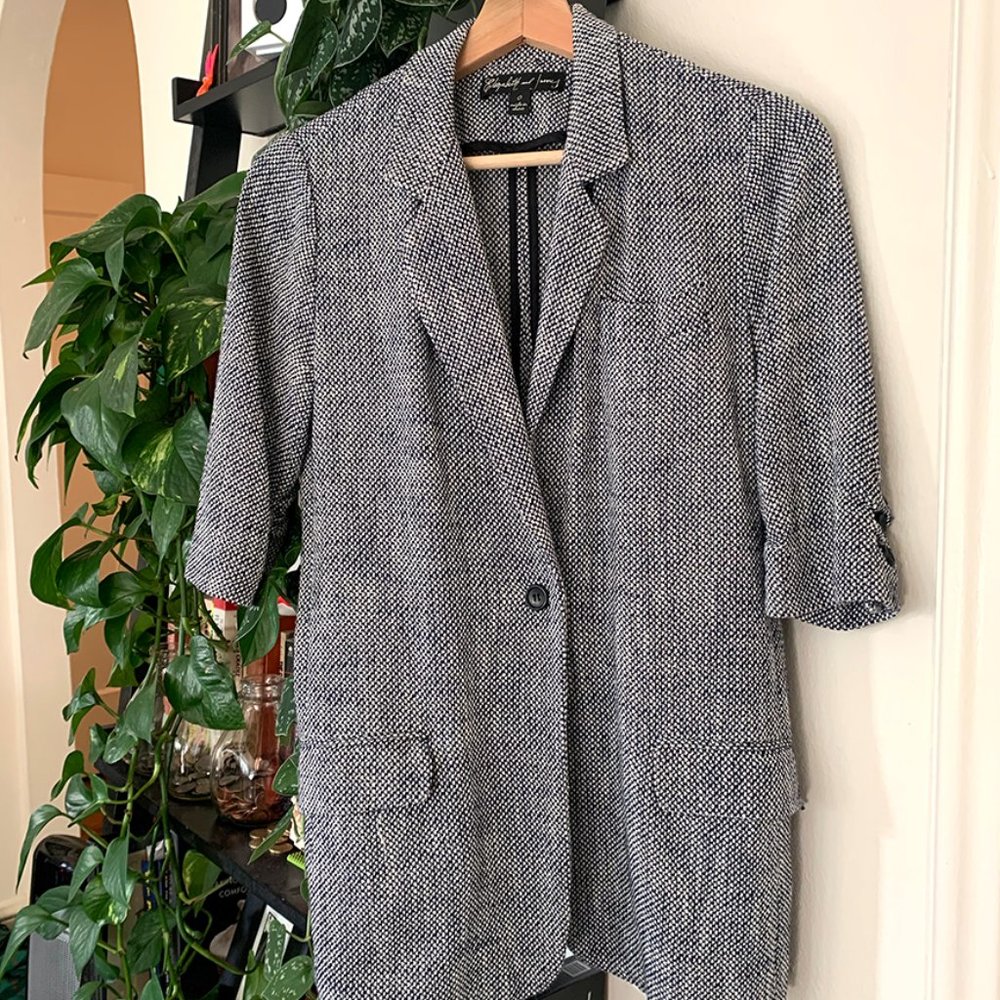 Elizabeth & James Relaxed Longline Blazer